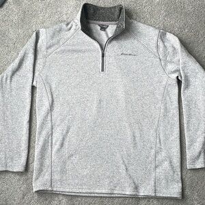 Eddie Bauer Men’s Quarter Zip Pullover
